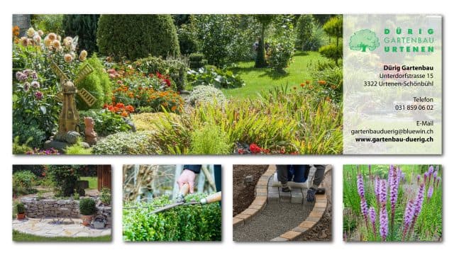 Werbekunde Dürig Gartenbau