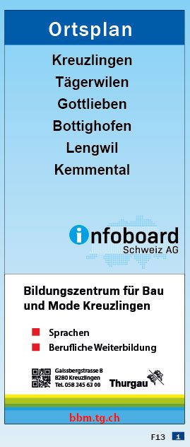 Titelblatt Ortsplan Kreuzlingen