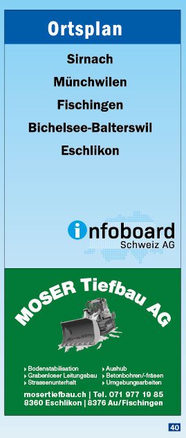 Titelblatt Ortsplan Sirnach